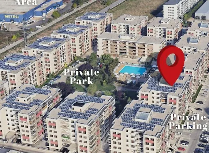Solar 50, Private Parking, 2 Bedroom Apartment Bucharest